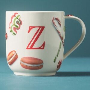 SPECIAL PRICING 🔥 Holifaye stoneware ceramic mug * Christmas monogram Z